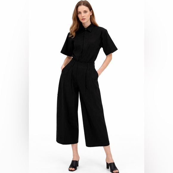 Rivet Utility New Yorker Cropped Jumpsuit Coveralls  Size Small - Picture 2 of 16